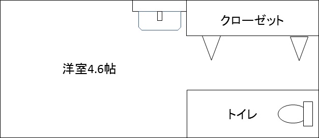 エターナル瓜破西　間取り図